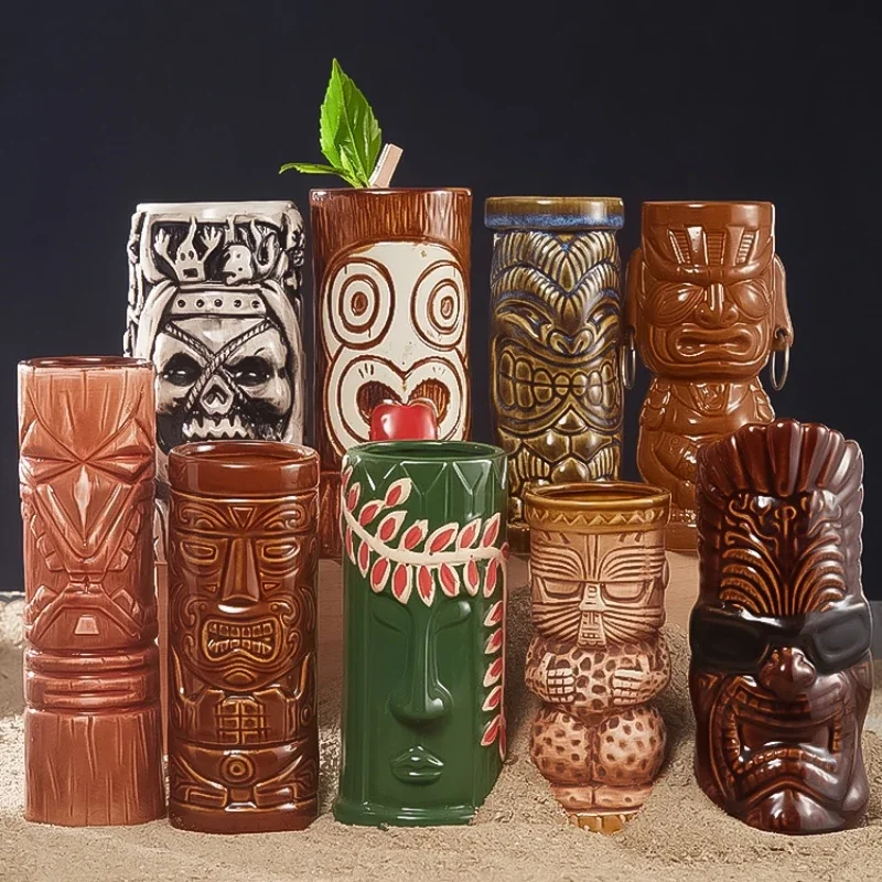Wine Beer Type - 60 tipi di tazze Tiki hawaiane,
