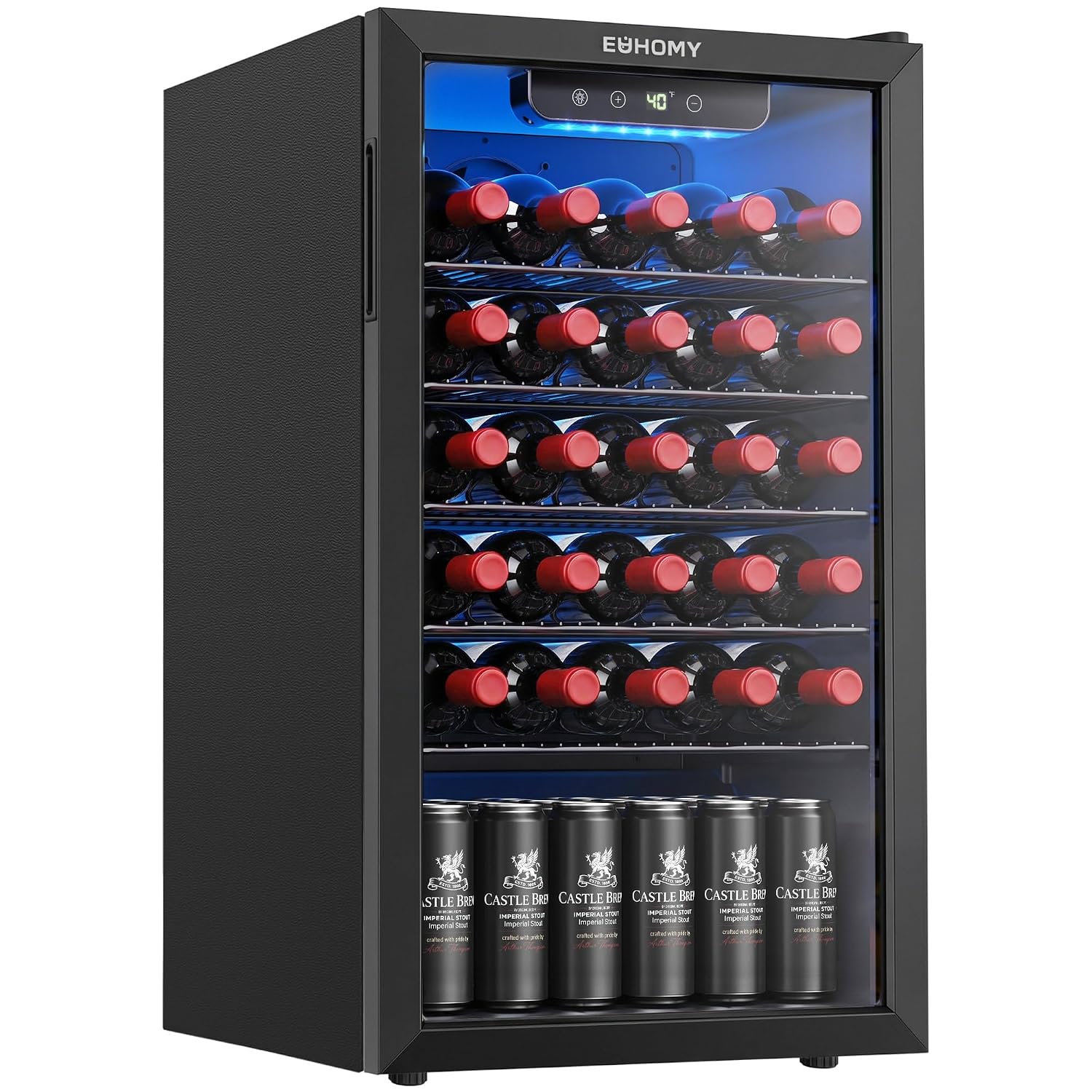 Wine Beer Cooler Fridge - Frigorifero per Bevande da 125 Lattine