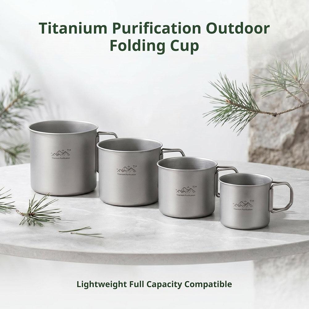 Beer Mug Handled - Tazza da Campeggio in Acciaio Inox