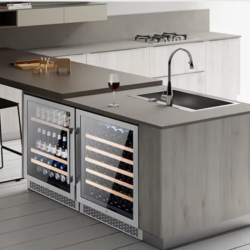 Wine Beer Fridge Cabinet - Frigorifero per Vini da 48 Bottiglie