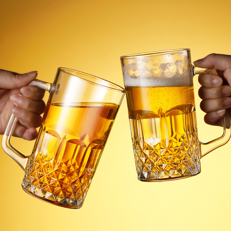Beer Mug Handled - Bicchiere da birra da 600 ml/1000