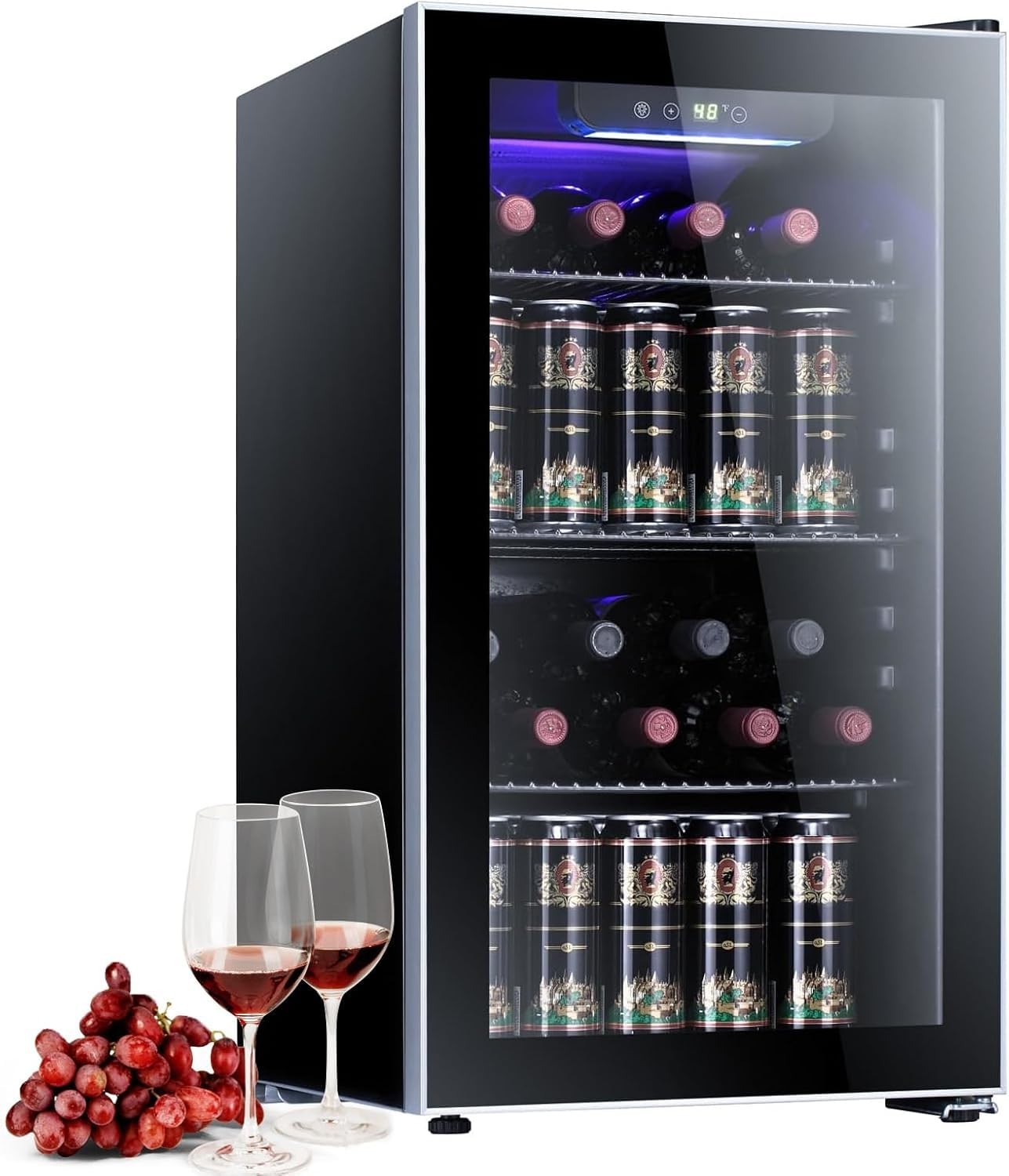 Wine Beer Fridge Cabinet - 3,0 cu. Mini Frigorifero Cantinetta per