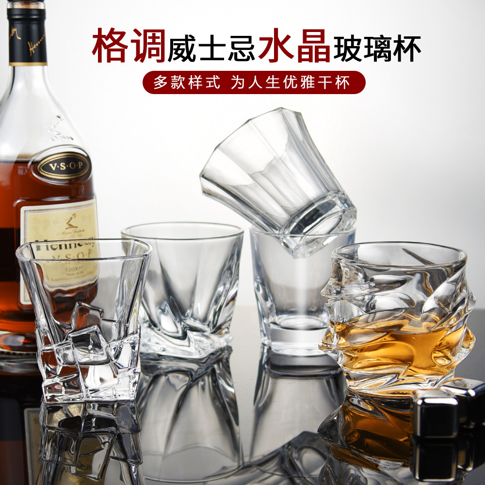 Wine Beer Brand - Bicchieri Grandi per Whisky e Vino