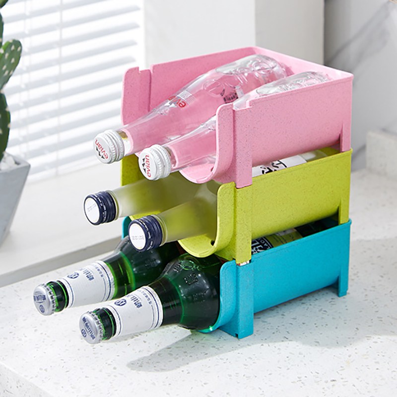 Wine Beer Fridge Cabinet - 1/3PCS-Organizer da cucina Scaffale per frigorifero