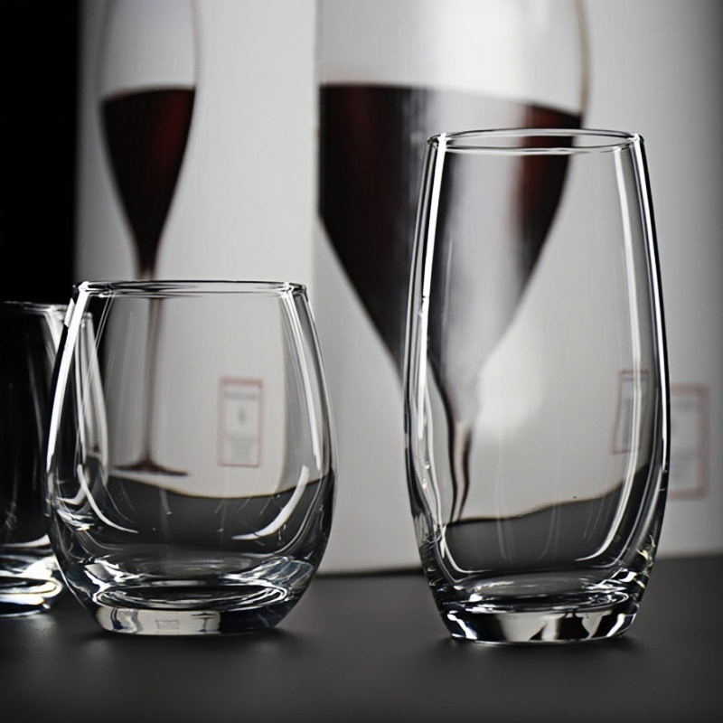 Wine To Beer To Liquor - 2 pz Bicchiere Da Whisky Trasparente