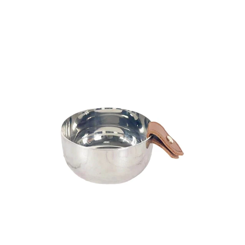 Ice Bucket Silver - Secchiello per Ghiaccio in Pelle e