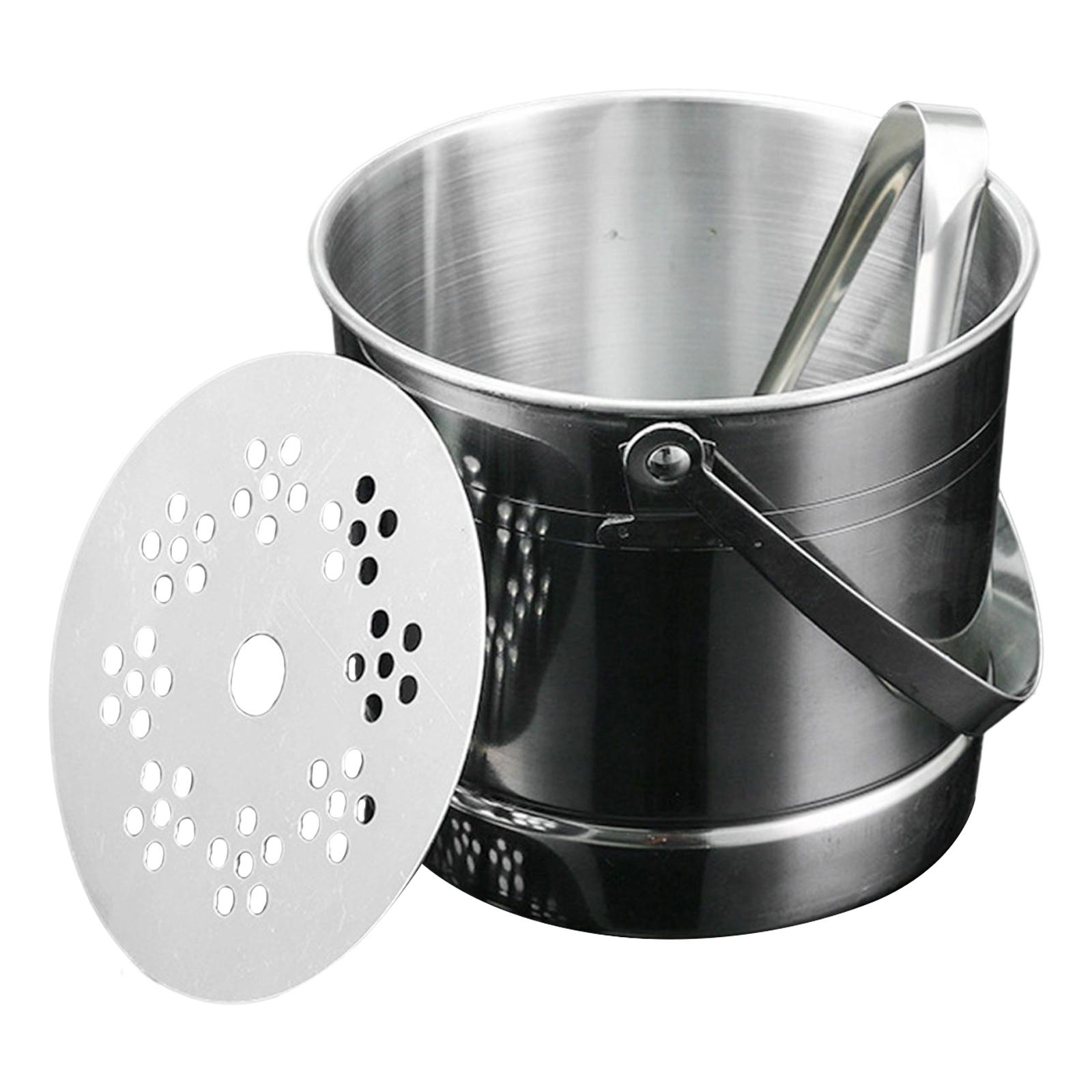 Ice Bucket Silver - Secchiello per il ghiaccio in acciaio