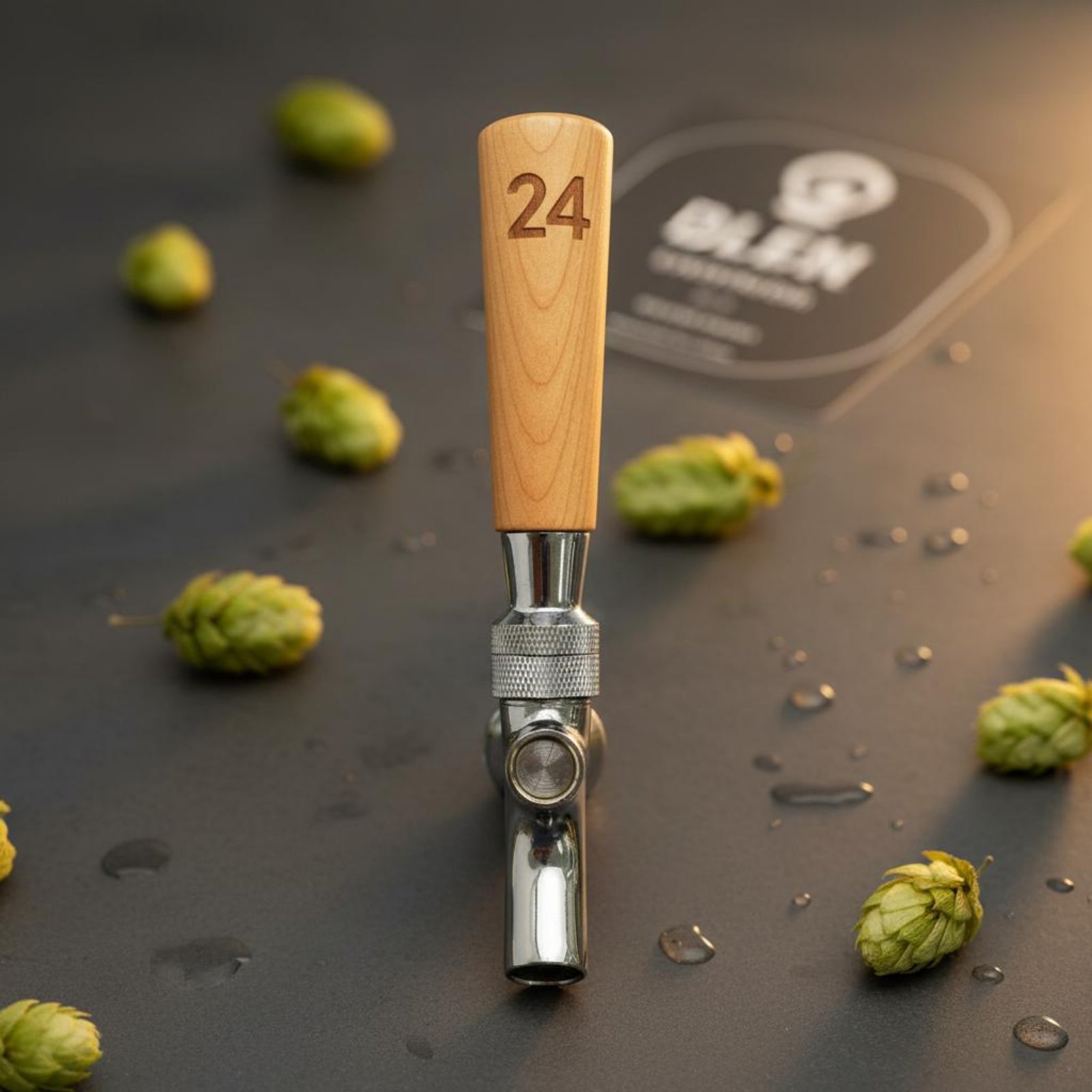 Wine To Beer - Manico Corto in Legno per Spillatore