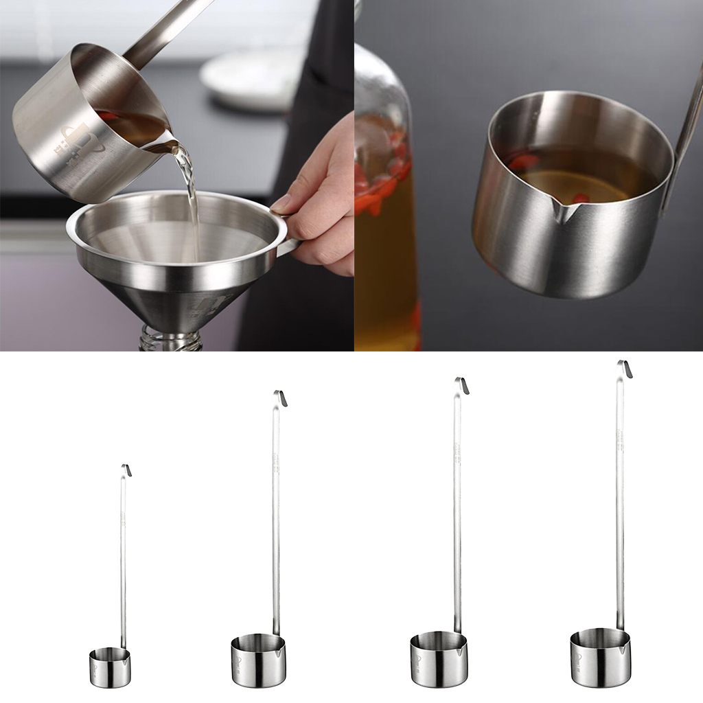 Wine Beer Liquor - Cucchiaio da versare lungo in acciaio