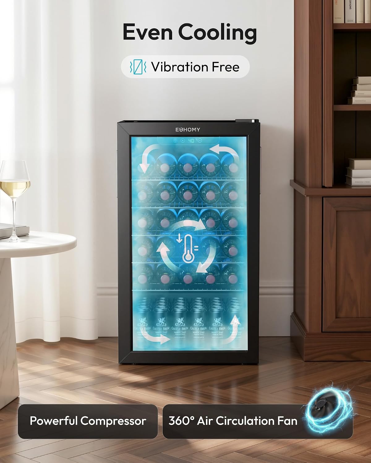 Frigorifero per Bevande da 125 - Wine Beer Cooler Fridge recensione e prezzo