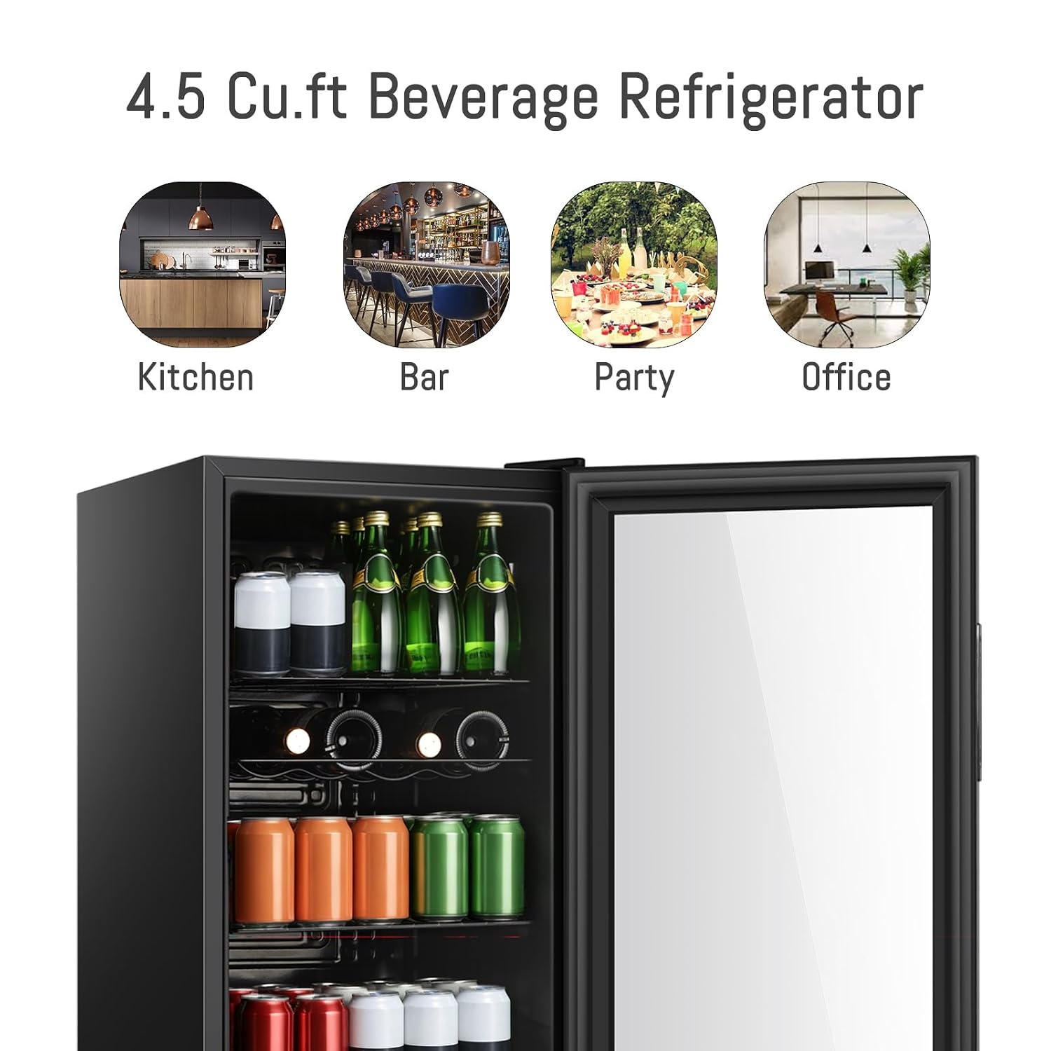 Frigorifero per Bevande da 4,5 - Wine Beer Cooler Fridge recensione e prezzo