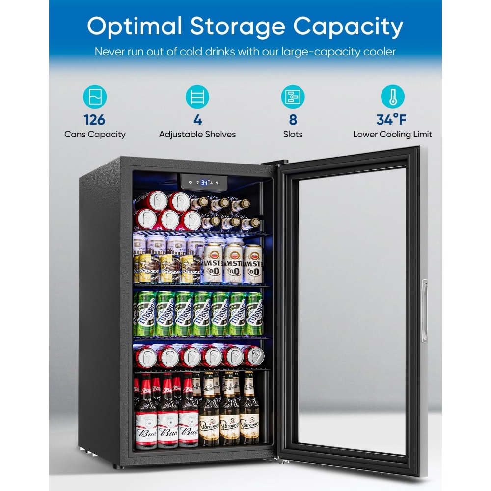 Frigorifero per Bevande - Mini - Wine Beer Cooler Fridge recensione e prezzo