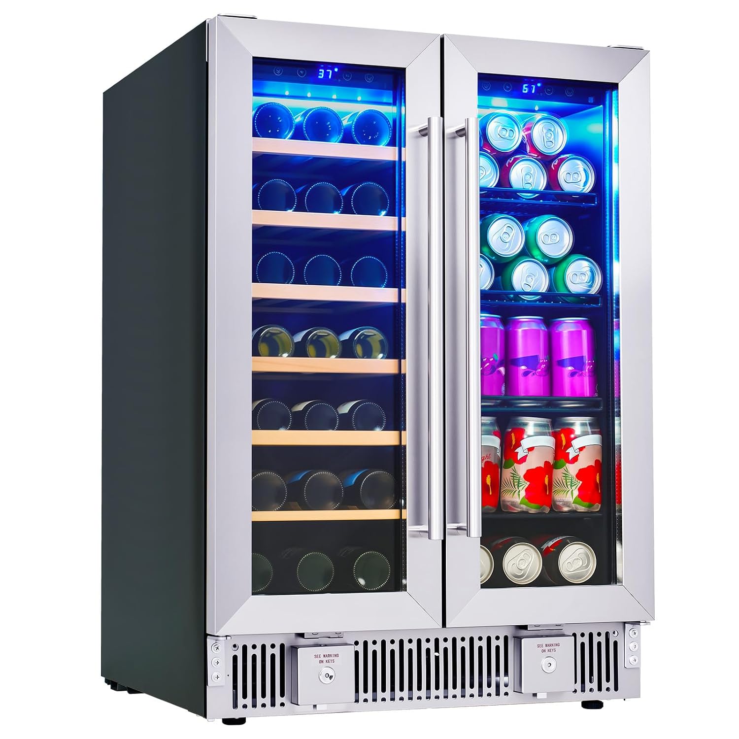 Frigorifero per Bevande, Frigo - Wine And Beer Undercounter Fridge recensione e prezzo