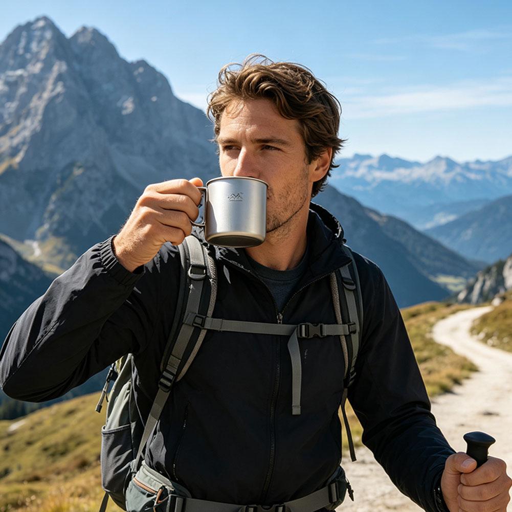 Tazza da Campeggio in Acciaio  - Beer Mug Handled recensione e prezzo