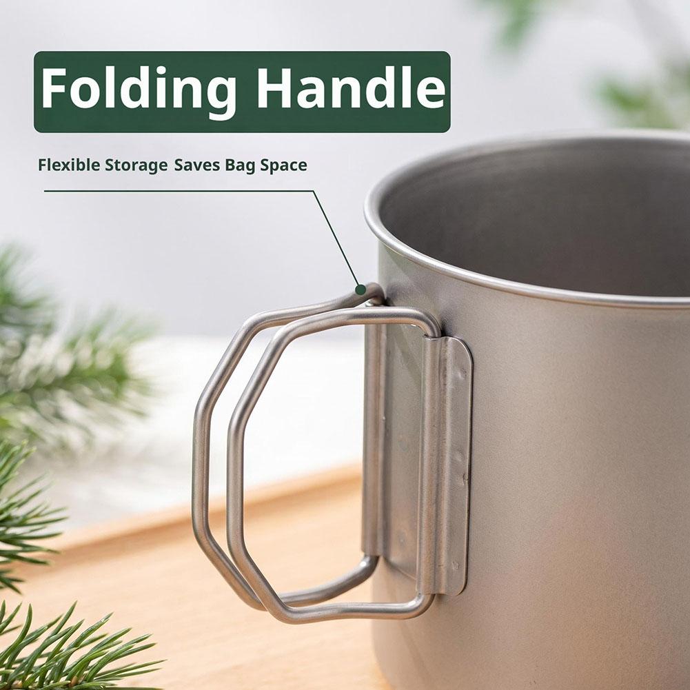 Tazza da Campeggio in Acciaio  - Beer Mug Handled recensione e prezzo