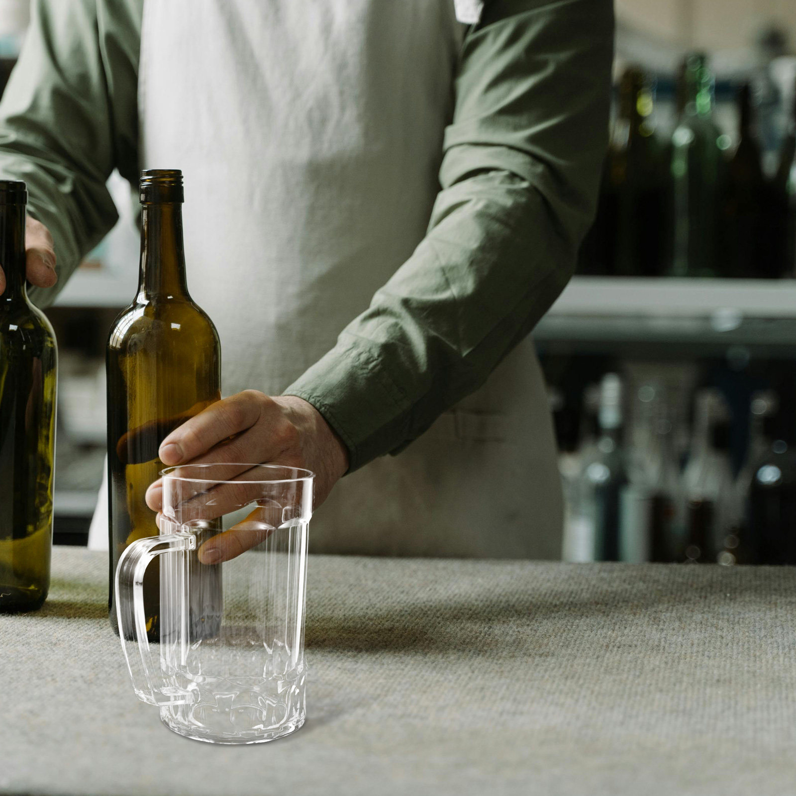 Bicchiere da Birra in Acrilico - Beer Mug Handled recensione e prezzo