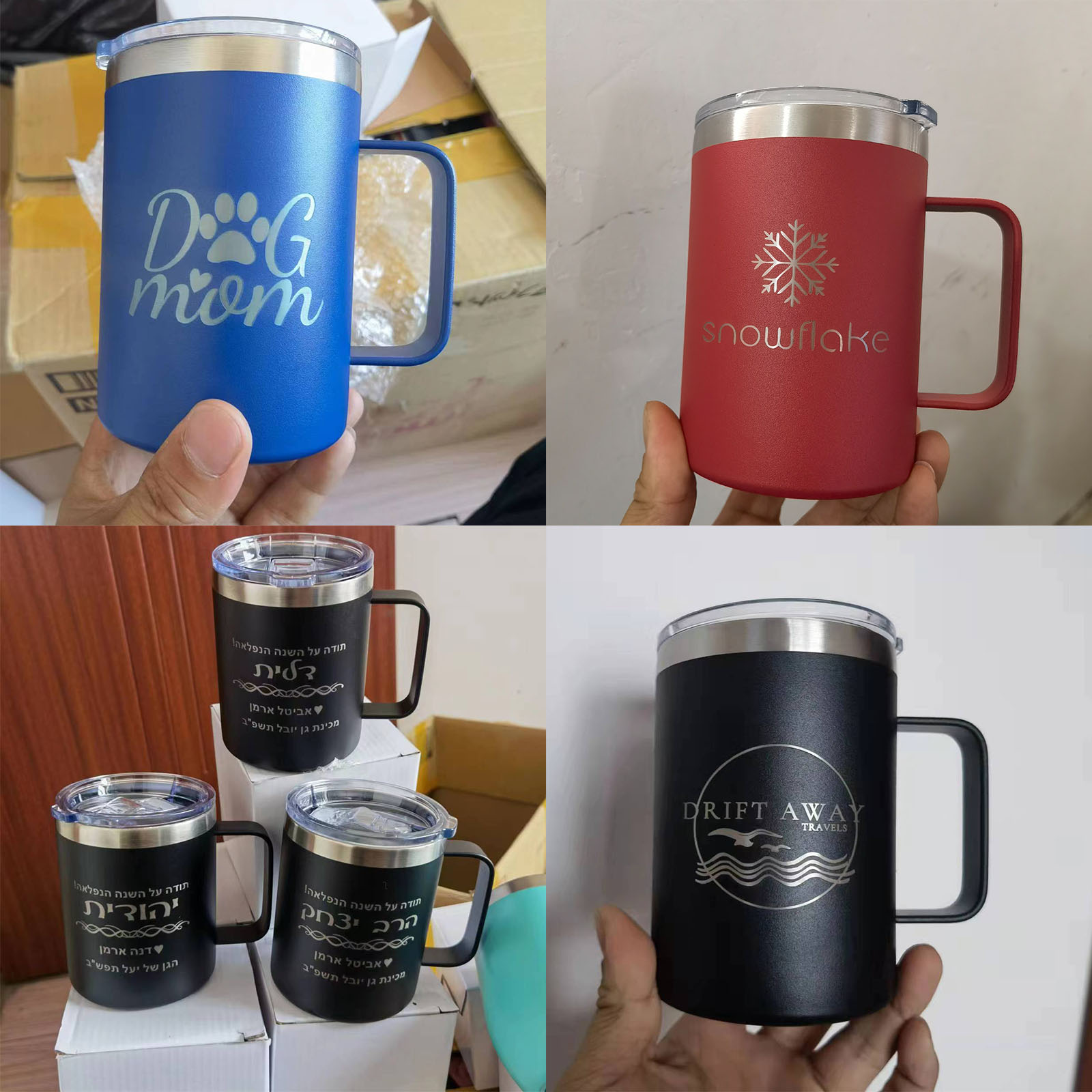 Bicchiere termico sottovuoto c - Beer Mug Handled recensione e prezzo