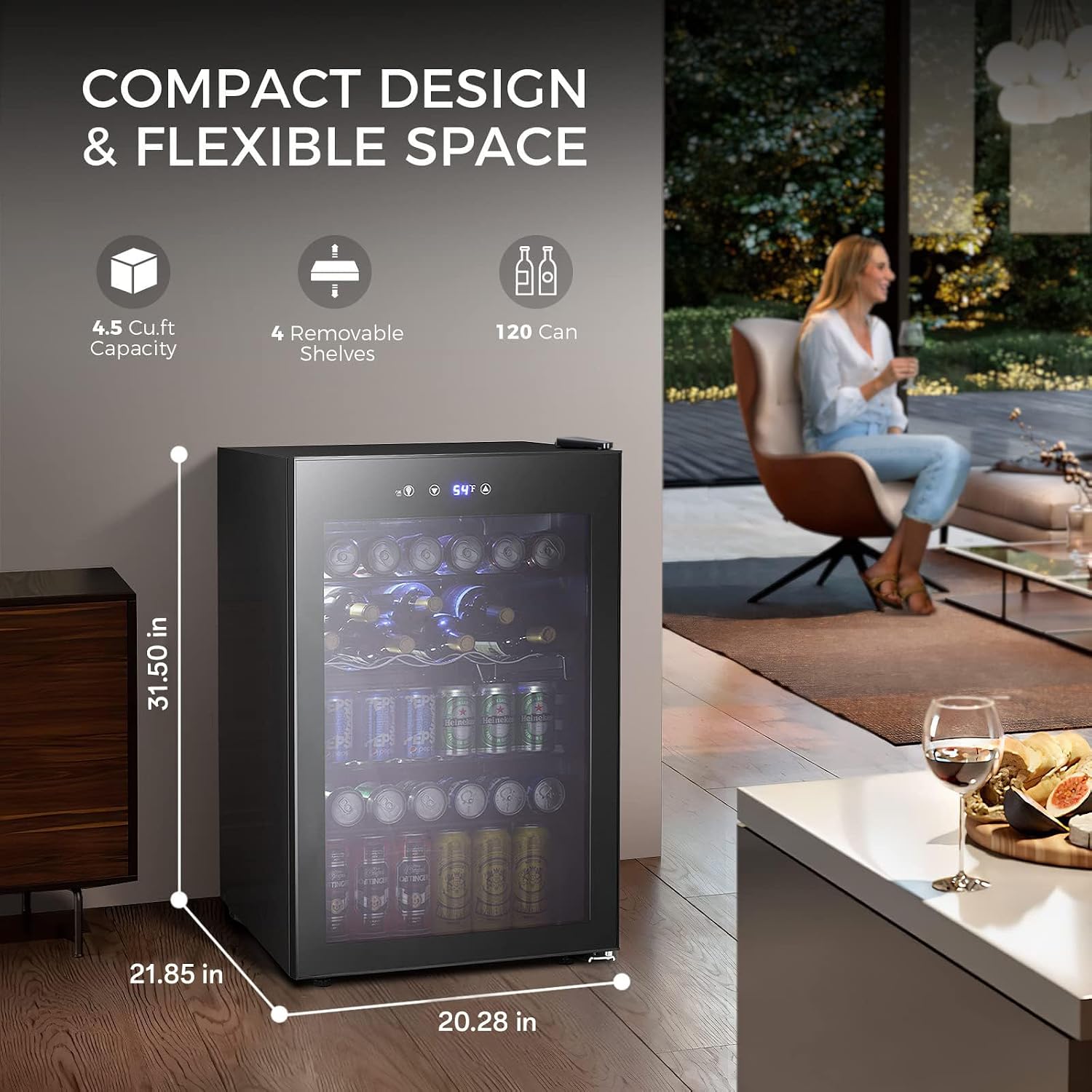 Frigorifero per Bevande da 4,5 - Wine Beer Cooler Fridge recensione e prezzo
