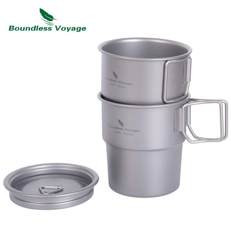 Tazza da Campeggio in Titanio  - Beer Mug Handled recensione e prezzo