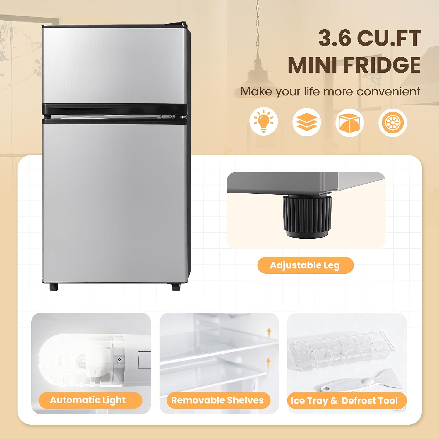 Congelatore Frigorifero da 3,6 - Ice Bucket Silver recensione e prezzo