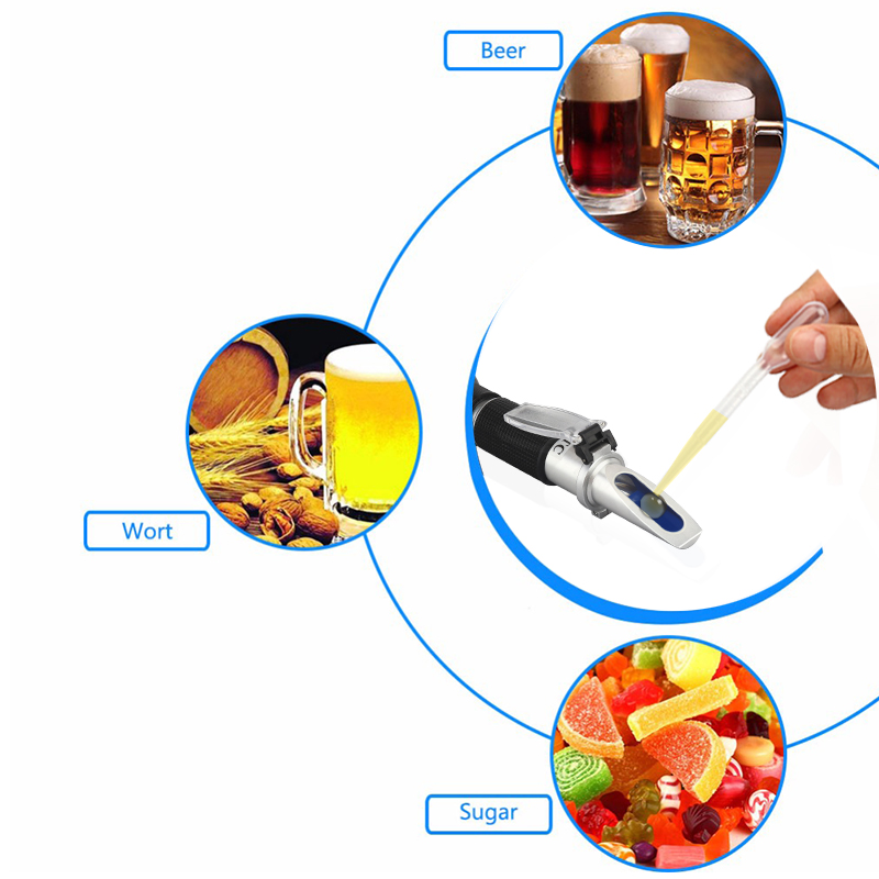 Tenuto in mano Rifrattometro S - Wine Beer Liquor recensione e prezzo