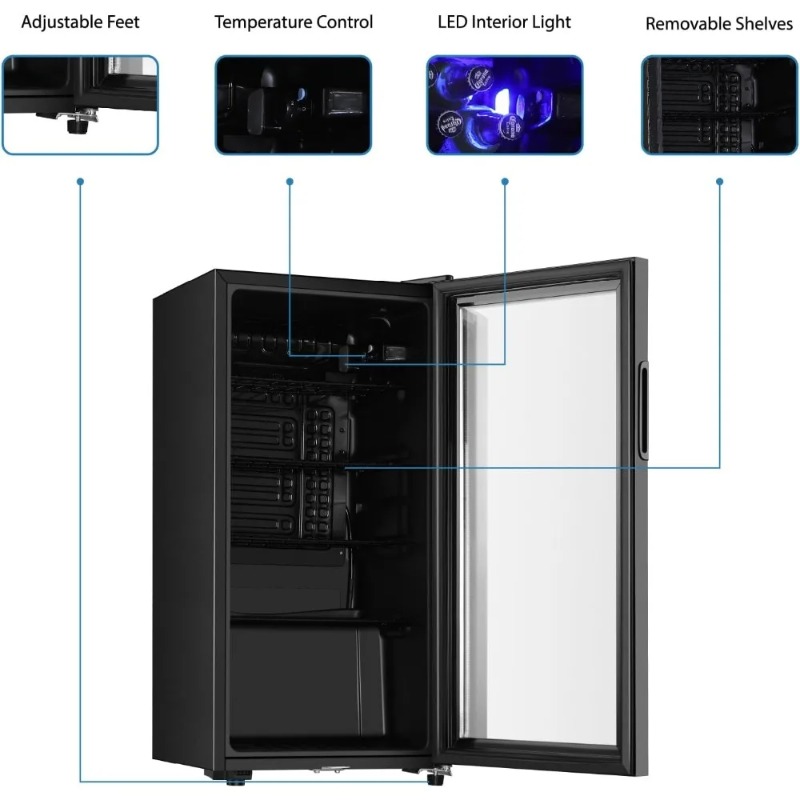 Frigorifero per bevande, mini  - Wine Beer Cooler Fridge recensione e prezzo